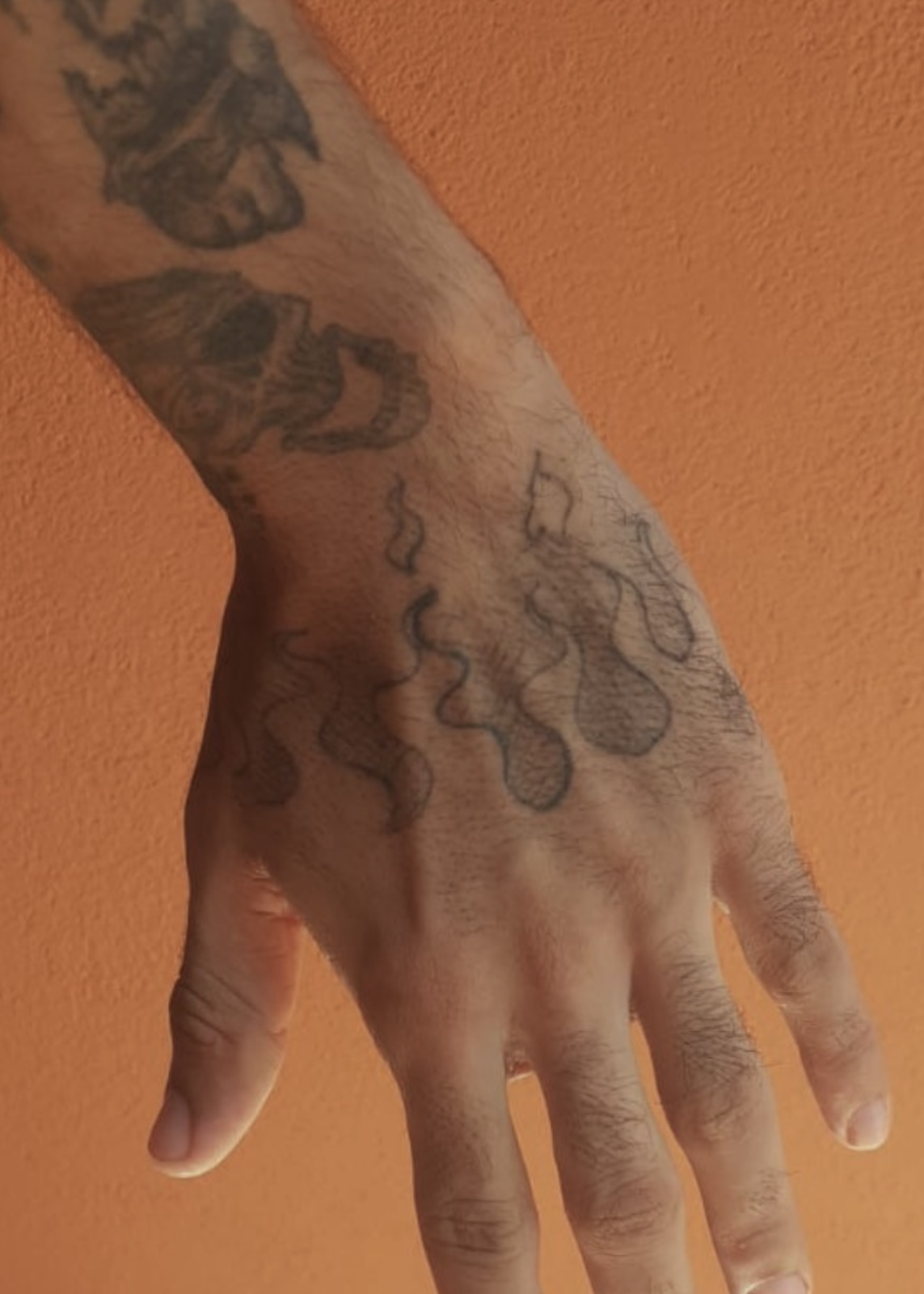 Antes — Tatuagem original