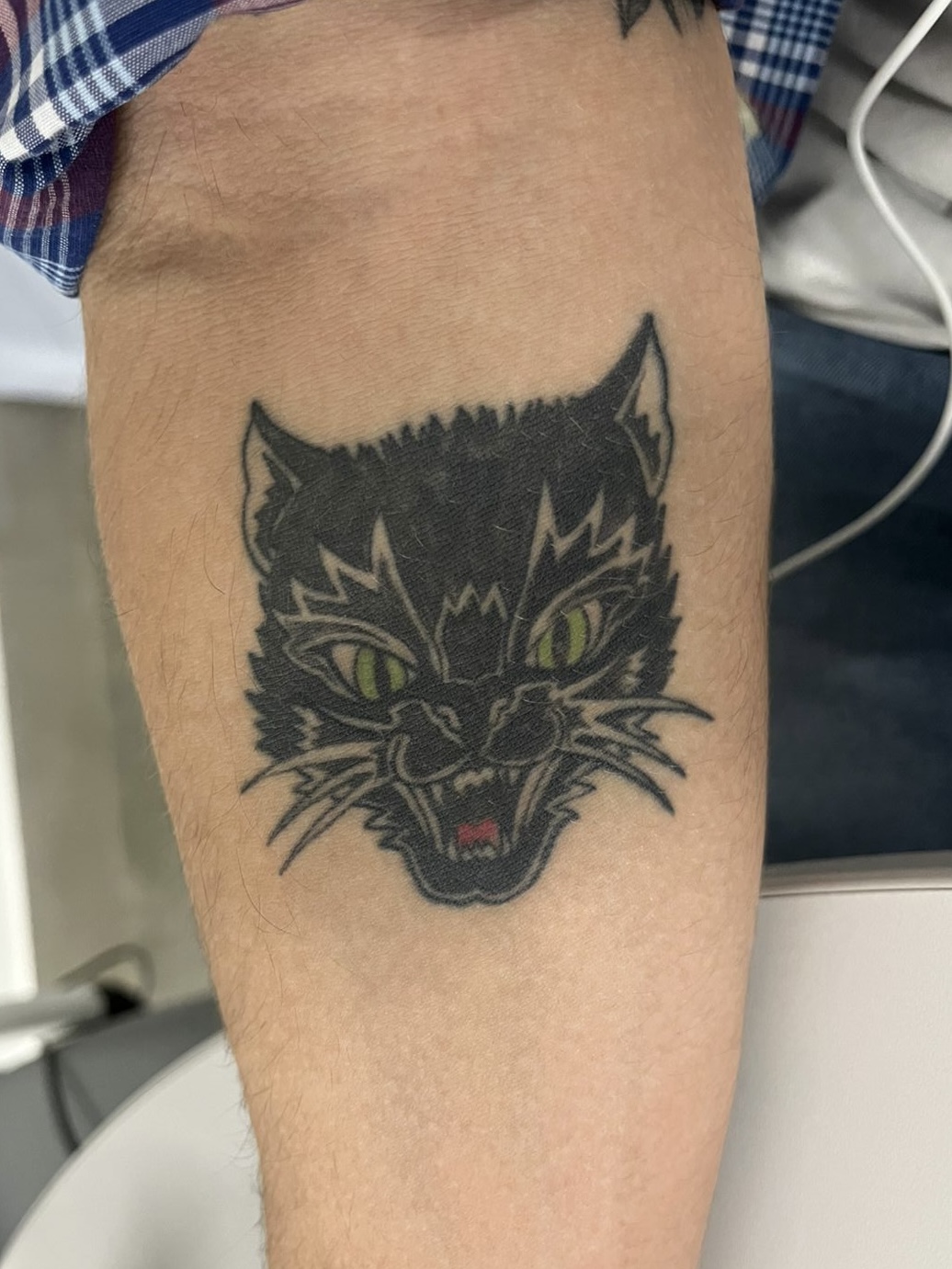 Antes — Tatuagem original